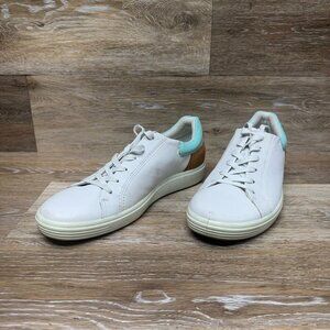 Ecco Soft 7 Street White Leather Sneaker Women's Size EU 41